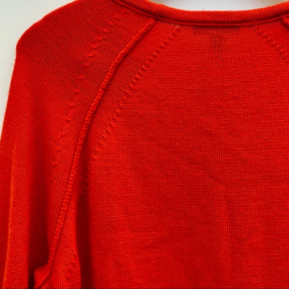 NWT Eileen Fisher Lava Red Bateau Neck Tunic Sz S - Picture 6 of 7